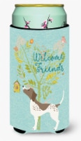 Carolines Treasures  BB7593TBC Welcome Friends Gun Dog Tall Boy Hugger