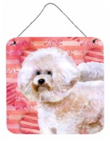 Carolines Treasures  BB9792DS66 Bichon Frise #2 Love Wall or Door Hanging Prints