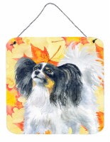 Carolines Treasures  BB9918DS66 Papillon Fall Wall or Door Hanging Prints, Yello