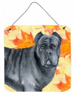 Carolines Treasures  BB9955DS66 Cane Corso Fall Wall or Door Hanging Prints, Yel