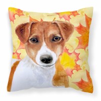 Carolines Treasures  BB9950PW1414 Jack Russell Terrier Fall Fabric Decorative Pi