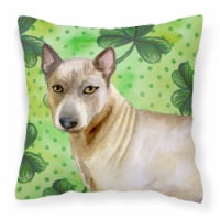 Carolines Treasures  BB9854PW1818 Thai Ridgeback St Patrick's Fabric Decorative