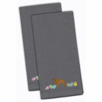 Carolines Treasures CK1674GYTWE Estrela Mountain Dog Easter Gray Embroidered To
