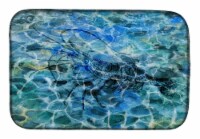 Carolines Treasures  BB5359DDM Shrimp Under water Dish Drying Mat