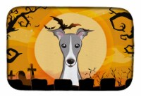 Carolines Treasures  BB1794DDM Halloween Italian Greyhound Dish Drying Mat