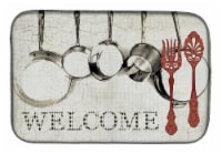 Carolines Treasures  SB3087DDM Pots and Pans Welcome Dish Drying Mat