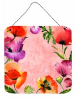 Carolines Treasures  CK1701DS66 Poppy Flowers Wall or Door Hanging Prints