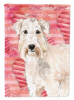 Carolines Treasures CK1746GF Love a Wheaten Terrier Garden Flag