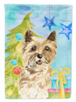 Carolines Treasures CK1883GF Christmas Tree Cairn Terrier Garden Flag