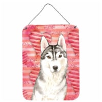 Carolines Treasures  CK1750DS1216 Love a Siberian Husky Wall or Door Hanging Pri