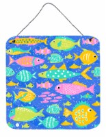 Carolines Treasures  VHA3034DS66 Little Colorful Fishes Wall or Door Hanging Pri
