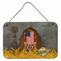 Carolines Treasures  VHA3036DS812 Patriotic Barn Land of America Wall or Door Ha