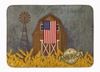 Patriotic Barn Land of America Machine Washable Memory Foam Mat