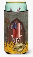 Carolines Treasures  VHA3036TBC Patriotic Barn Land of America Tall Boy Hugger