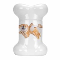 Carolines Treasures CK2275BSTJ Chow Chow Bone Shaped Treat Jar