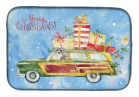 Carolines Treasures CK2419DDM Merry Christmas Schnauzer #2 Dish Drying Mat
