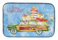 Carolines Treasures  CK2467DDM Merry Christmas Jack Russell Terrier Dish Drying