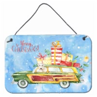 Carolines Treasures  CK2428DS812 Merry Christmas Wheaten Terrier Wall or Door Ha