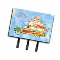 Carolines Treasures CK2454TH68 Merry Christmas Fawn French Bulldog Leash or Key Holder