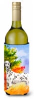 Carolines Treasures  CK1945LITERK Fall Dalmatian Wine Bottle Hugger