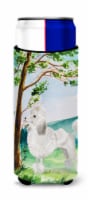 Carolines Treasures CK1999MUK Under the Tree White Poodle Ultra Hugger for slim