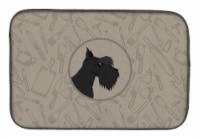 Carolines Treasures CK2207DDM Scottish Terrier In the Kitchen Dish Drying Mat
