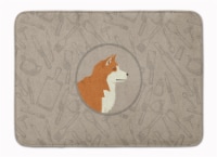 Carolines Treasures  CK2159RUG Akita In the Kitchen Machine Washable Memory Foam
