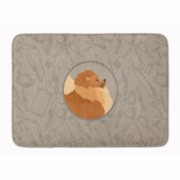Carolines Treasures  CK2202RUG Pomeranian In the Kitchen Machine Washable Memory