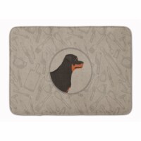 Carolines Treasures  CK2205RUG Rottweiler In the Kitchen Machine Washable Memory