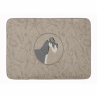 Carolines Treasures  CK2206RUG Schnauzer In the Kitchen Machine Washable Memory
