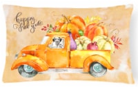 Carolines Treasures  CK2664PW1216 Fall Harvest Dalmatian Canvas Fabric Decorativ
