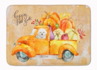 Carolines Treasures CK2608RUG Fall Harvest Bichon Fris? Machine Washable Memory