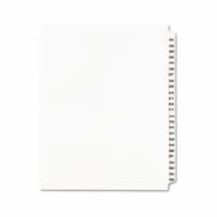 Style Legal Side Tab Divider- Title: 301-325- Letter- White- 1 Set