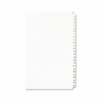Style Legal Side Tab Divider- Title: 1-25- 14 x 8 1/2- White- 1 Set