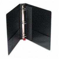 EasyOpen Locking Round Ring Binder 11 x 8-1/2 1-1/2&amp;apos;&amp;apos; Capacity Black