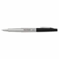 Flair Porous Point Stick Free-Flowing Liquid Pen- Black Ink- Ultra Fine- Dozen