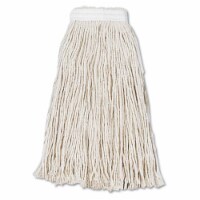 Cut End Wet Mop Head, Cotton, Size No. 16 - White