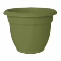 20 in. Ariana Planter with Self Watering Grid, Living Green