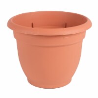 20 in. Ariana Planter with Self Watering Grid, Terra Cotta