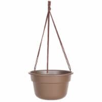 12 in. Dura Cotta Hanging Basket, Chocolate