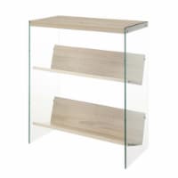 Bookcase, Weathered White - 24.5 x 27.56 x 11.81 in.