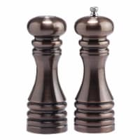 7 Inch - Burnished Pepper Mill And Salt Shaker Set