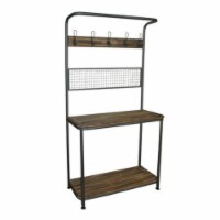 Garden Storage Table with Hooks