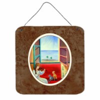 Italian Greyhounds & Violinist Wall or Door Hanging Prints