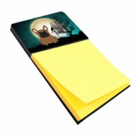 Halloween Scary French Bulldog Brown Sticky Note Holder