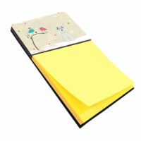 Christmas Presents Between Friends Miniature Schanuzer White Sticky Note Holder