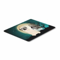 Halloween Scary Mastiff White Mouse Pad&#44; Hot Pad or Trivet
