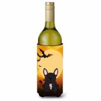 Halloween French Bulldog Brindle Wine Bottle Beverge Insulator Hugger