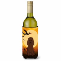 Halloween Irish Water Spaniel Wine Bottle Beverge Insulator Hugger