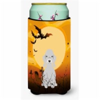 Halloween Bedlington Terrier Blue Tall Boy Beverage Insulator Hugger